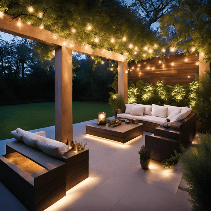 Creating Cozy Outdoor Spaces with Garden Lighting - DWHOME