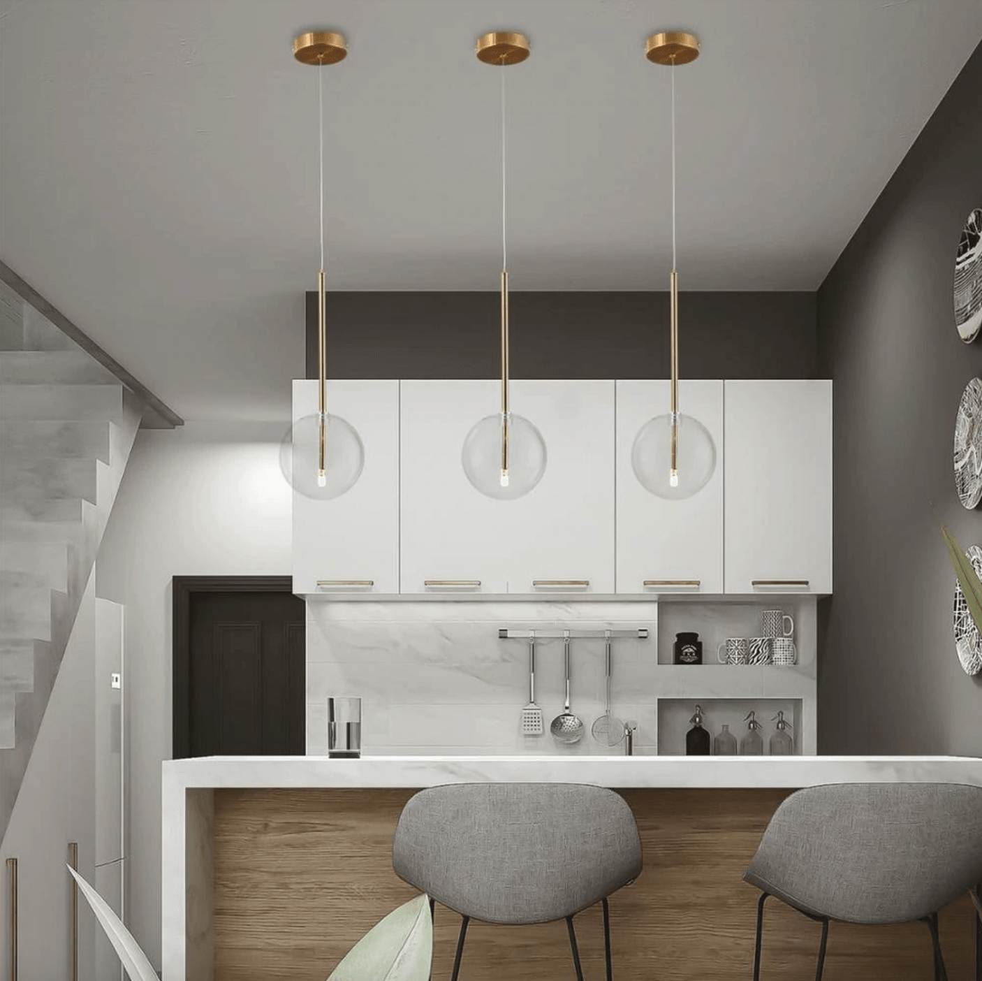 Best Pendant Light Styles for Modern Singapore Homes featuring Pin Pendant Glass Lamp
