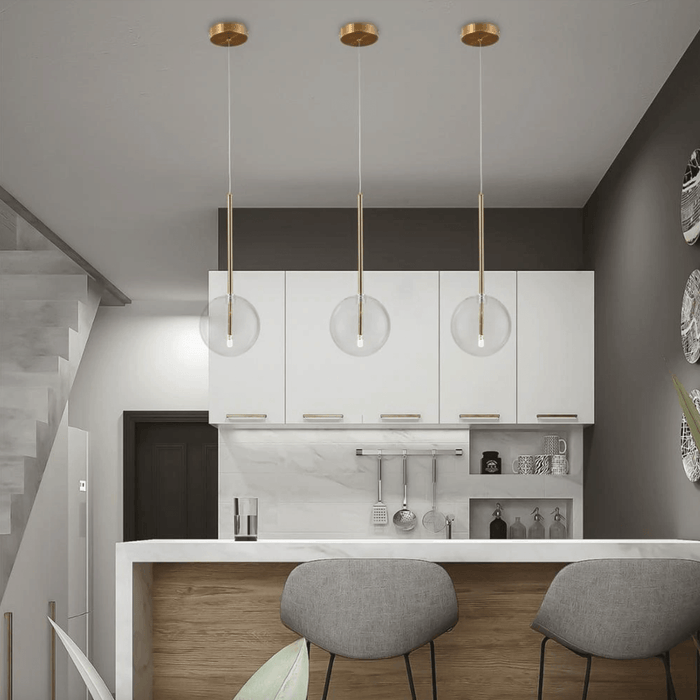 Best Pendant Light Styles for Modern Singapore Homes featuring Pin Pendant Glass Lamp