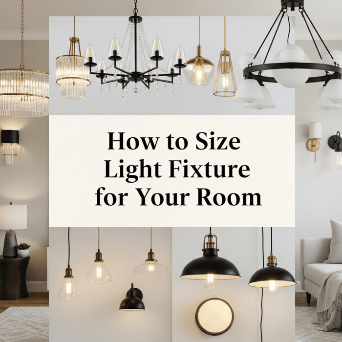 How to Find the Right Size Light Fixture for Your Room