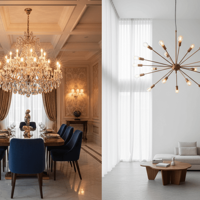 Crystal Chandelier vs Sputnik Chandelier: Which Style Suits Your Space?