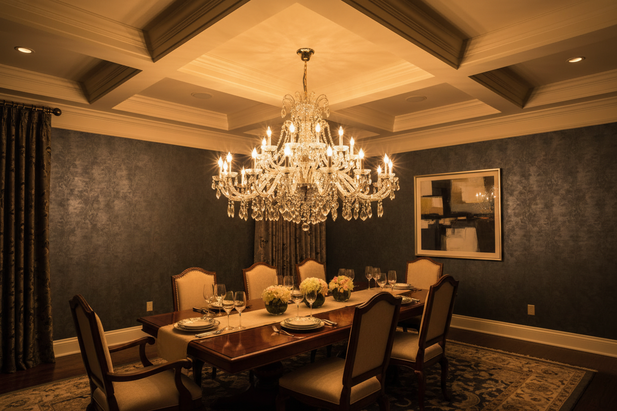 2026 Dining Room Lighting Direction Explained: Up-Lighting vs Down-Lighting for Luxury Spaces