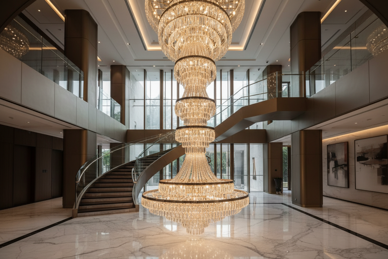 High Ceiling Chandeliers: How to Scale Lighting to Dramatic Spaces in 2026