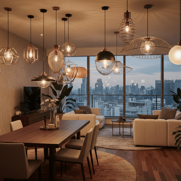 The complete guide to pendant lighting in Singapore: styles, sizes & where to shop in 2026
