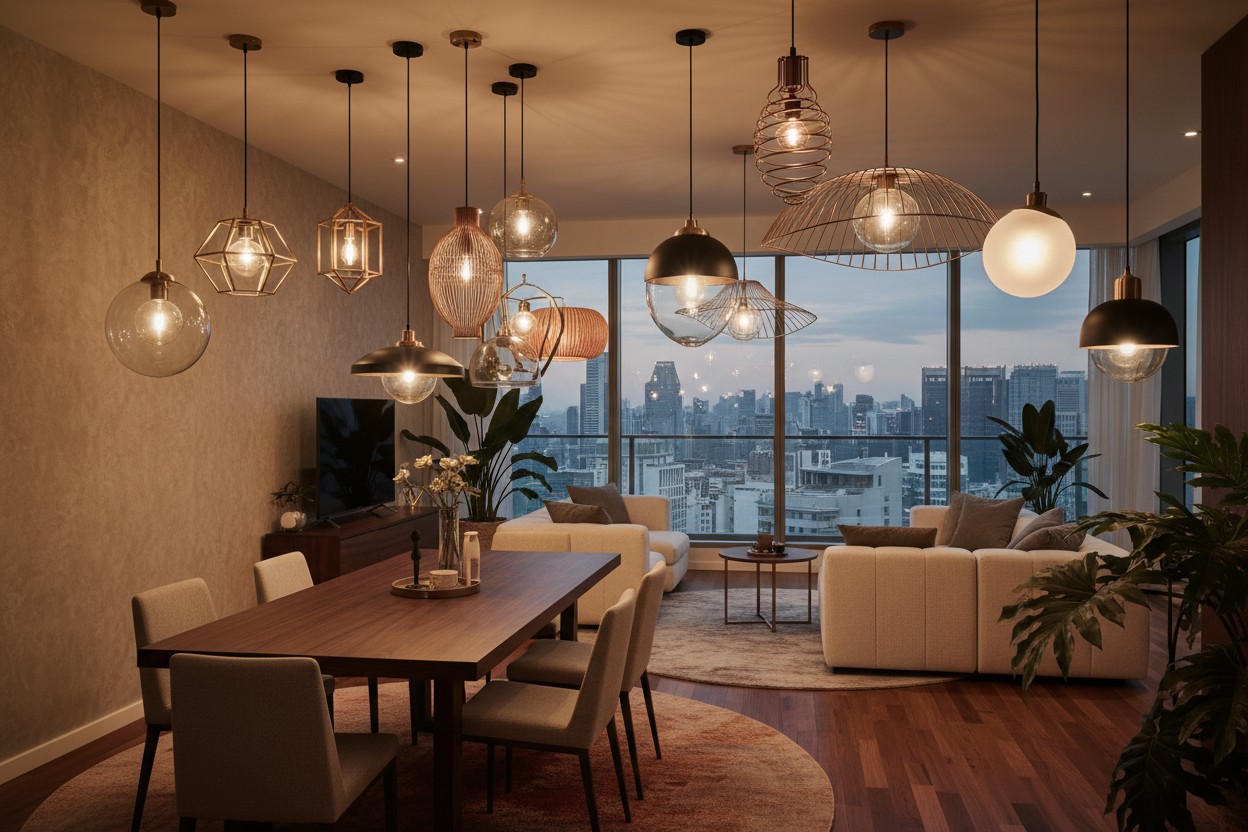 The complete guide to pendant lighting in Singapore: styles, sizes & where to shop in 2026
