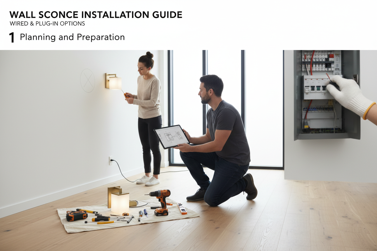 How to Install Wall Sconce Lighting: A Beginner's Guide to Wired and Plug-In Options in 2026
