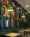 Vintage Style Green Glass Pendant Light - DWHOME