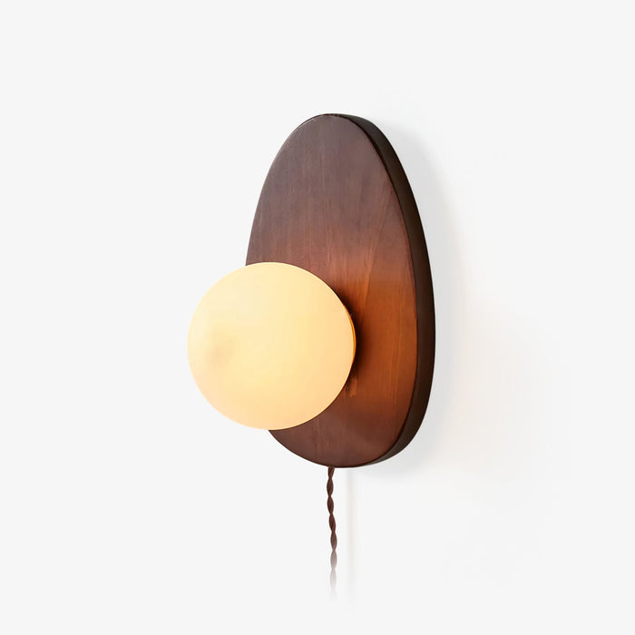 Orba Walnut Plug - in Wall Lamp - Vakkerlight