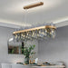 Lustre à éclats ovales style moderne-DWHOME