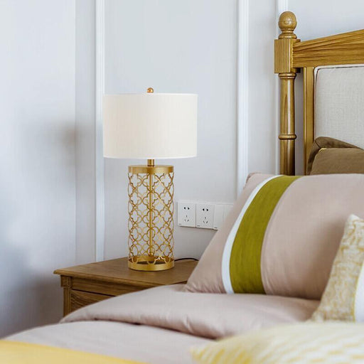 Openwork Metal Table Lamp - DWHOME