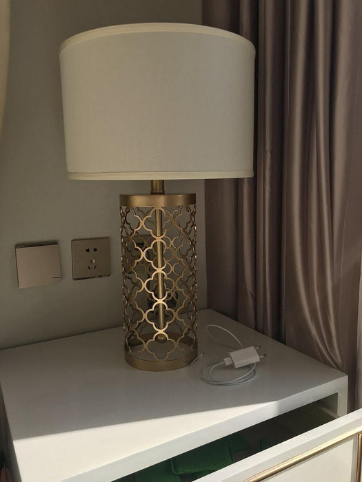 Openwork Metal Table Lamp - DWHOME