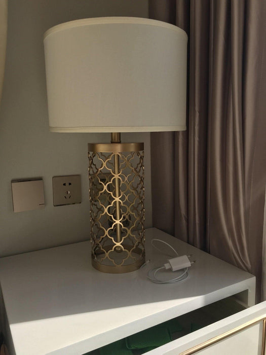 Openwork Metal Table Lamp - DWHOME