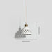 Openwork Ceramic Pendant Swag Light-DWHOME