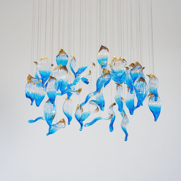 Ocean Drift Blown Glass Customize Chandelier - Vakkerlight