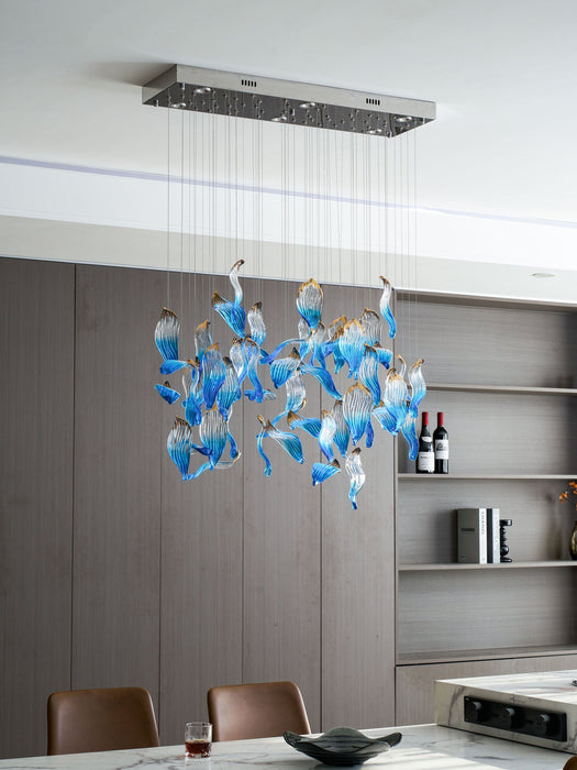 Ocean Drift Blown Glass Customize Chandelier - Vakkerlight