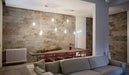 10 head Edison Bare Bulb Pendant Light Chandelier in White - DWHOME