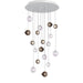 Cosmic Sphere Cascade Chandelier