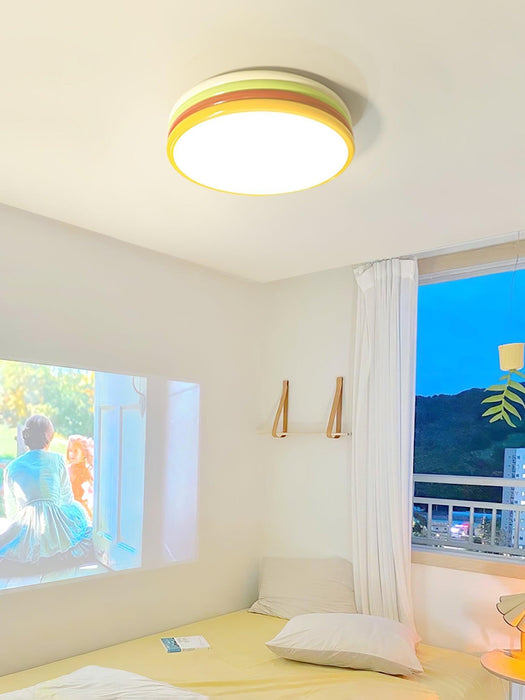 Yupizza Modern Colourful Ring Stacks Ceiling Lamp - DWHOME