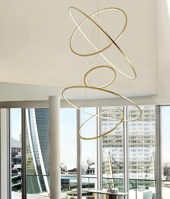Laloopor Multiple Rings Pendant Light - DWHOME