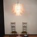 Murano Pink Glass Leaf Chandelier-DWHOME