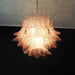 Murano Pink Glass Leaf Chandelier-DWHOME