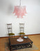 Murano Pink Glass Leaf Chandelier-DWHOME