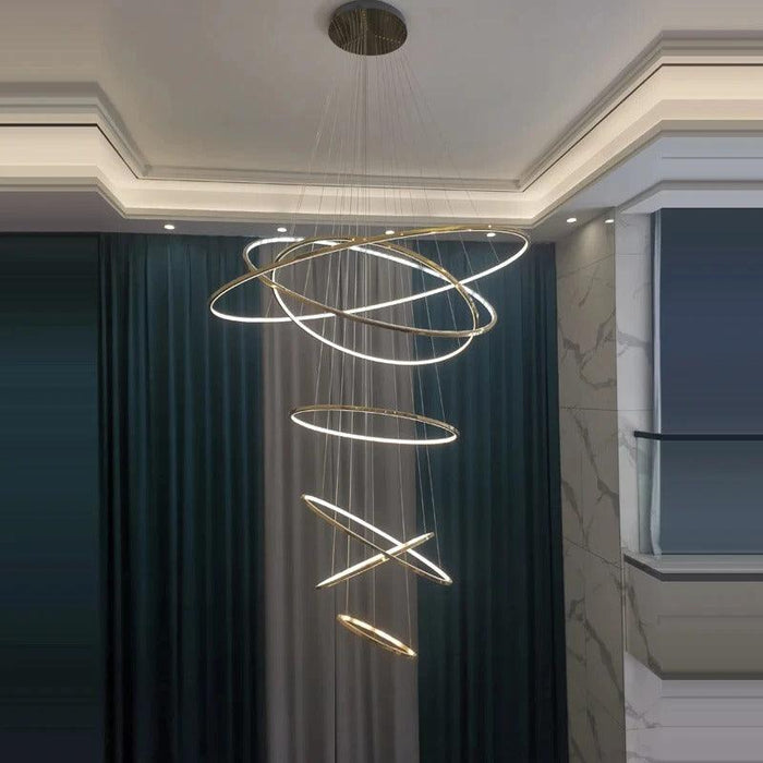 Laloopor Multiple Rings Pendant Light - DWHOME