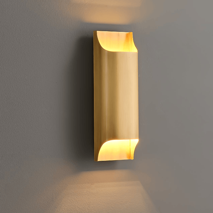 Leclerc Brass Wall Lamp-DWHOME