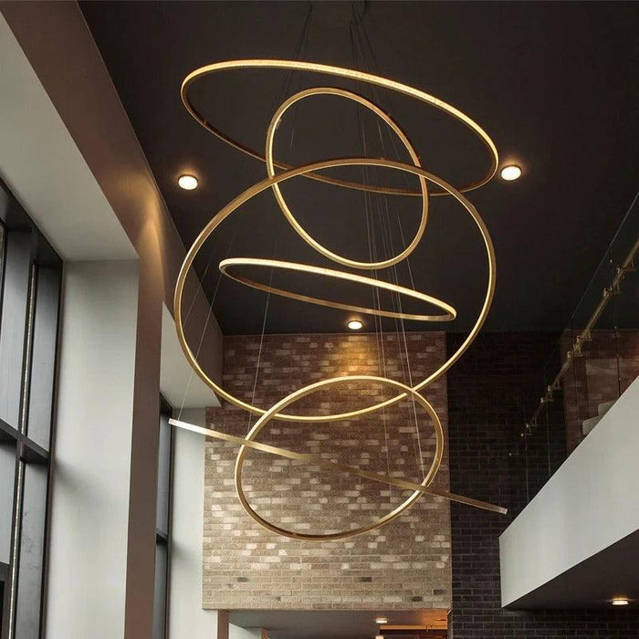 Laloopor Multiple Rings Pendant Light - DWHOME