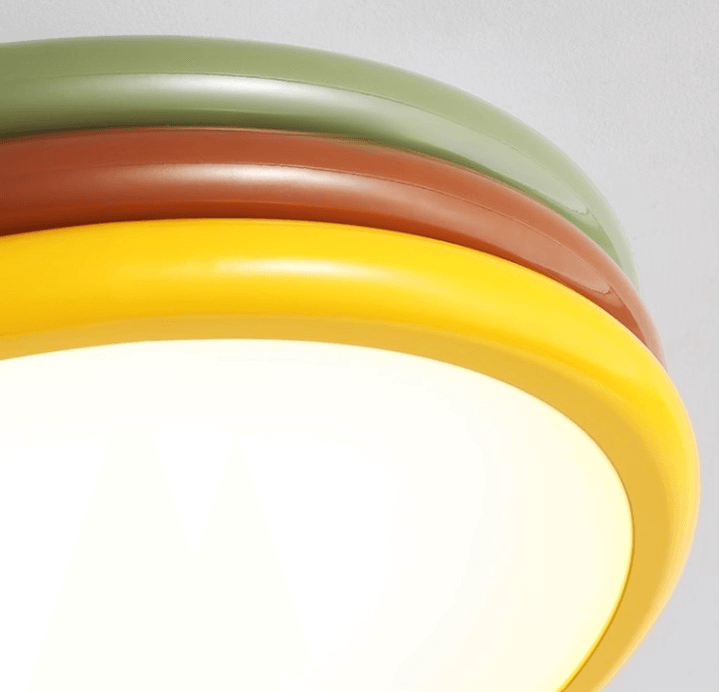 Yupizza Modern Colourful Ring Stacks Ceiling Lamp - DWHOME