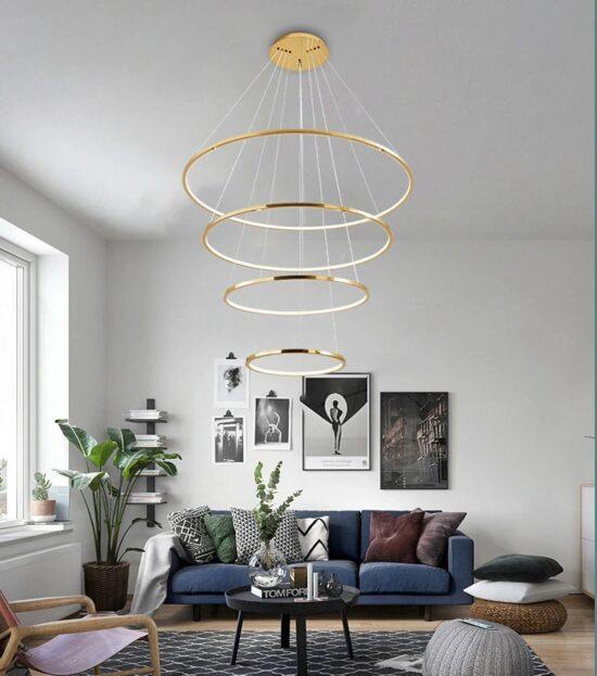 Laloopor Multiple Rings Pendant Light - DWHOME