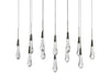 Soltaire Linear Chandelier 37"W-DWHOME