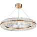 Gold Plated LED Wheel Crystal Chandelier By Morsale - DWHOME