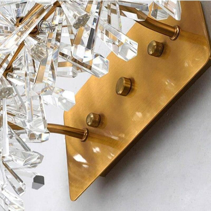 Mira Clear Crystal Wall Sconce - DWHOME