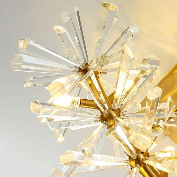 Mira Clear Crystal Wall Sconce - DWHOME