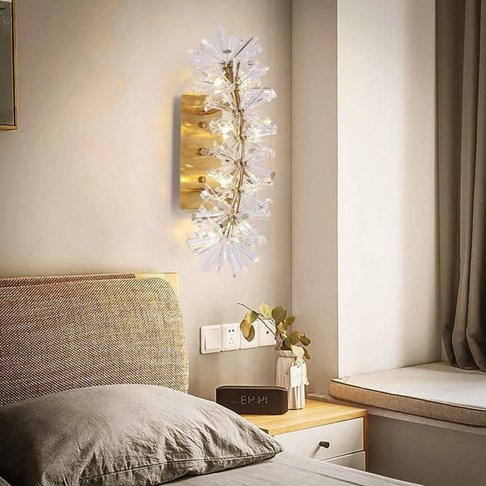 Mira Clear Crystal Wall Sconce - DWHOME