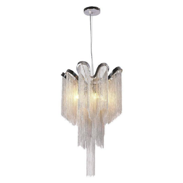 Cadena Chain Tassel Ceiling Light Fixture - DWHOME