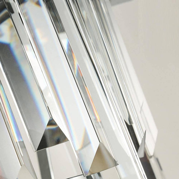 Gio Crystal Wall Sconce, Chrome - DWHOME
