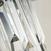 Gio Crystal Wall Sconce, Chrome - DWHOME