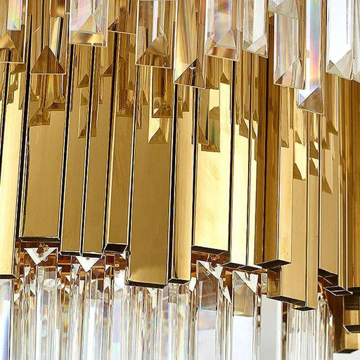 Gio 2-Tier Flush Mount Chandelier-DWHOME