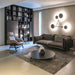 Nordic living room triangle wall lamp - DWHOME