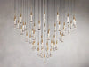 Soltaire Round Chandelier 58"W-DWHOME