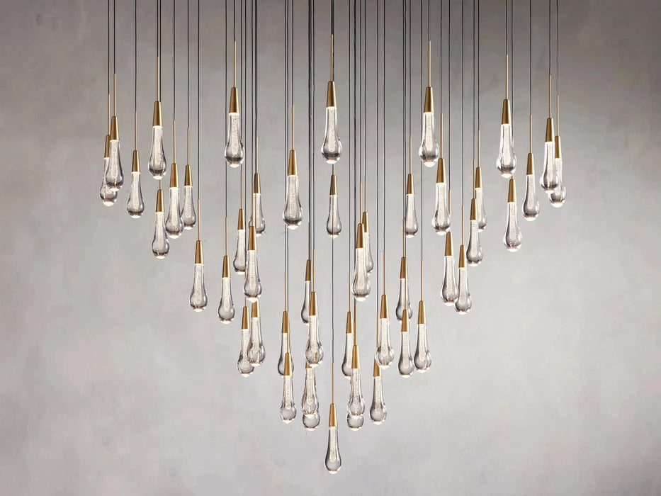Soltaire Round Chandelier 58"W-DWHOME