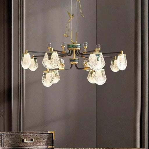 Luxury Art Deco Pendant Light - 8/12 Light-DWHOME