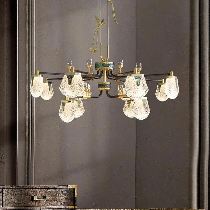 Luxury Art Deco Pendant Light - 8/12 Light - DWHOME