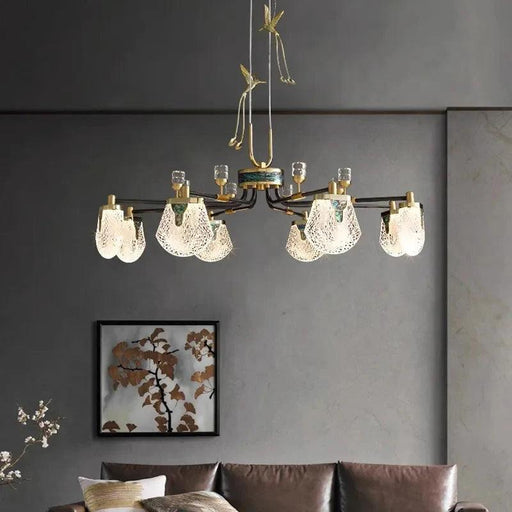 Luxury Art Deco Pendant Light - 8/12 Light-DWHOME