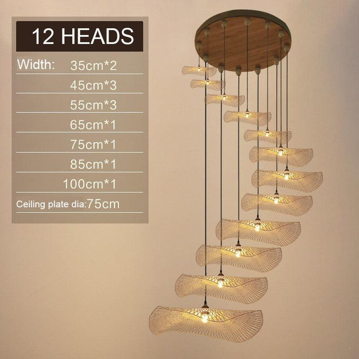 Wavy Strawhat Pendant Lights - DWHOME