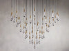 Soltaire Round Chandelier 58"W-DWHOME