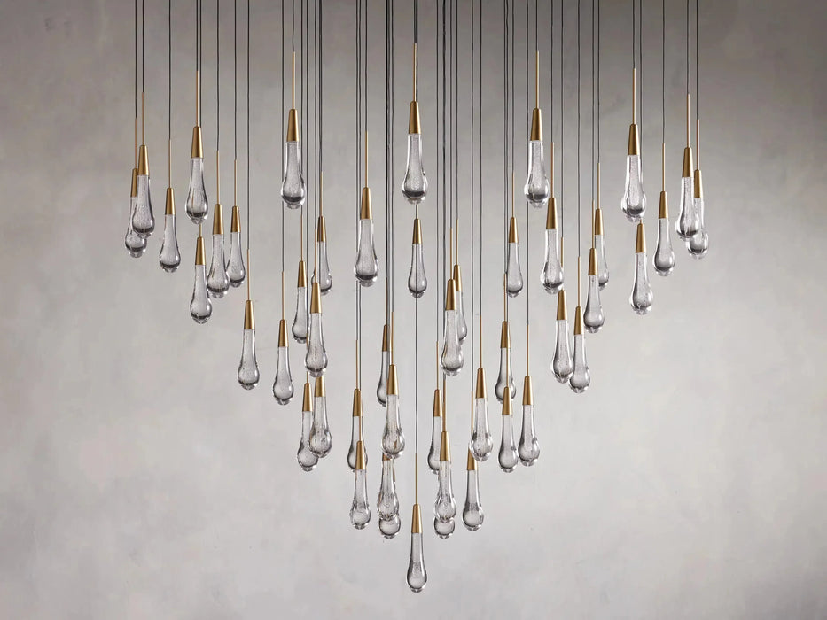 Soltaire Round Chandelier 58"W-DWHOME