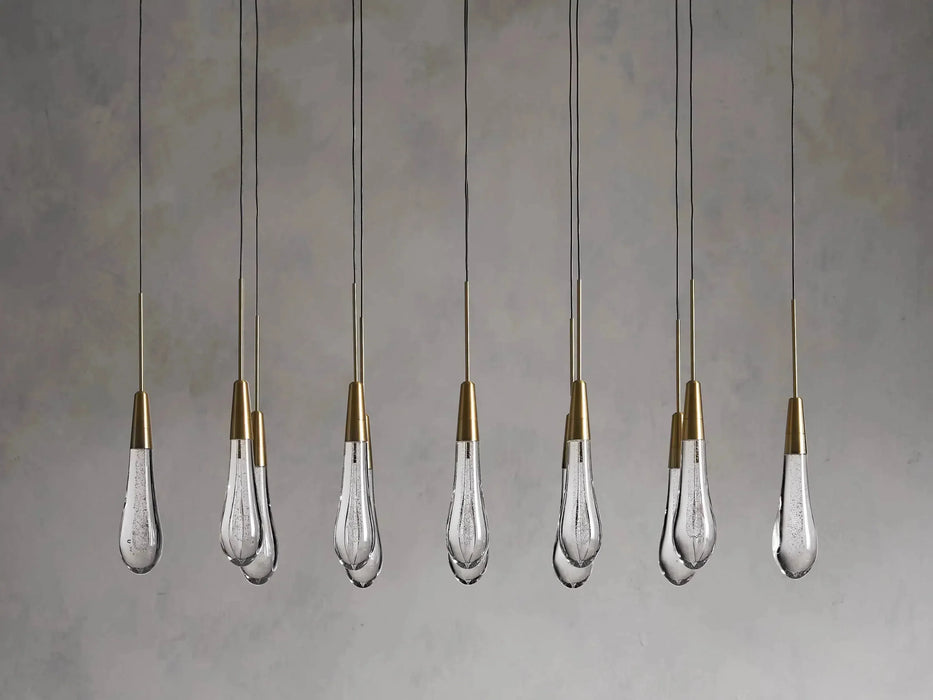Soltaire Linear Chandelier 37"W-DWHOME